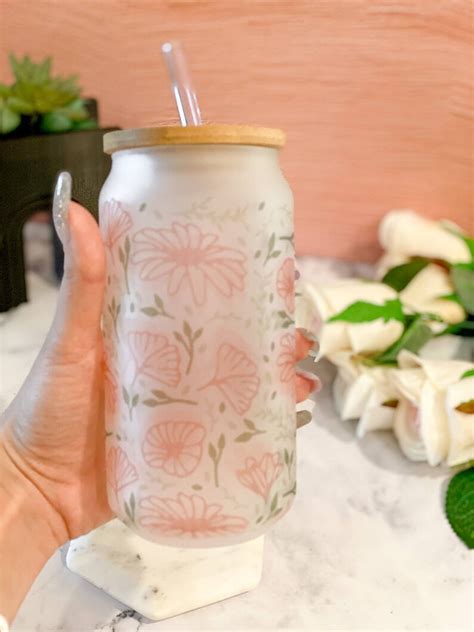 Beer Glass Can Frosted Beer Can Glass Sublimated Frosted Etsy