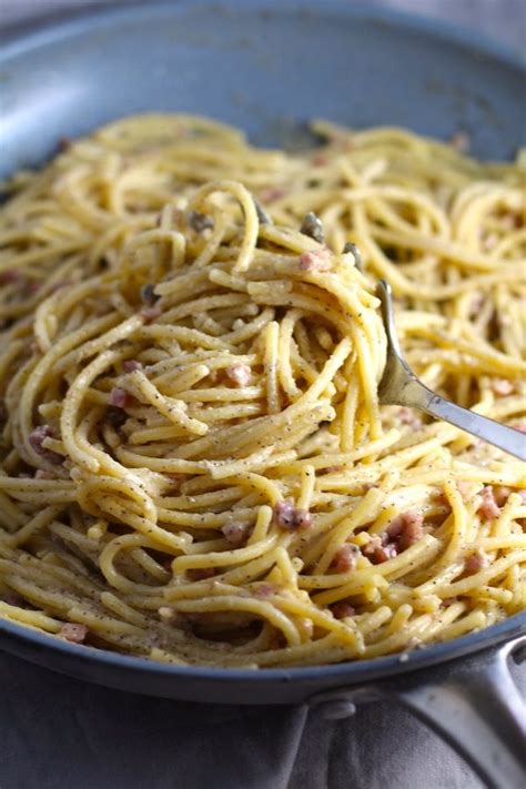 Pasta With Pancetta Parmesan And Black Pepper Recipe Pancetta