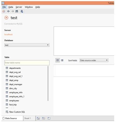 Custom Sql In Tableau 16 Steps Of Custom Sql In Tableau