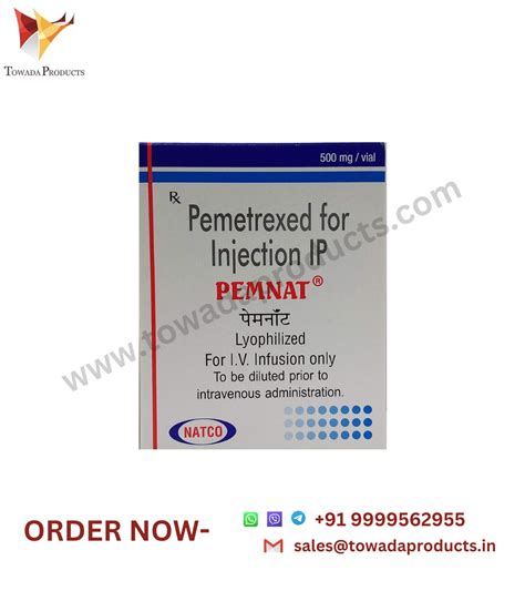 Pemnat 500 Mg Injection Natco 1 Vial At Rs 500 Vial In New Delhi ID