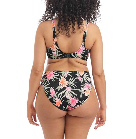 Elomi Swim Dark Tropics Mid Rise Bikini Brief Storm In A D Cup Canada