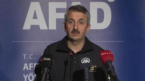 Depremde Son Durum Afad Ba Kan Sezer U An Itibariyle Bin