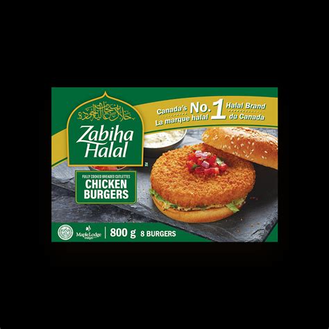 Zabiha Halal Chicken Burgers Mottola Grocery