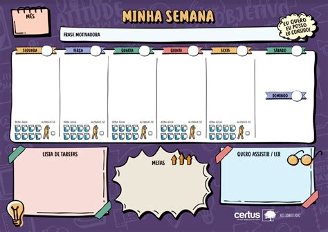 Modelo Planner Para Imprimir