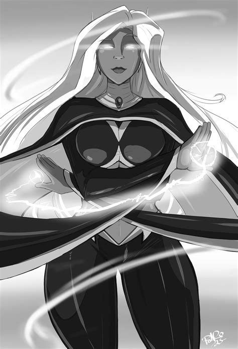 Storm Pinup By Devinsaurus Hentai Foundry