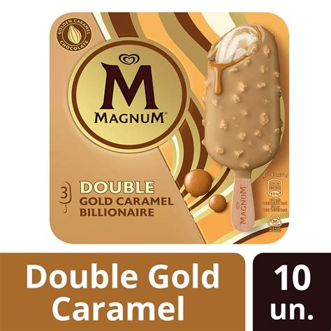 Multipack Magnum Double Gold Caramel Billionaire 3 X 85ml T H