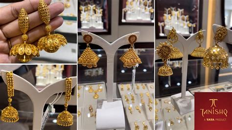 Tanishq Gold Earrings Collection Gold Jhumka Designs Latest