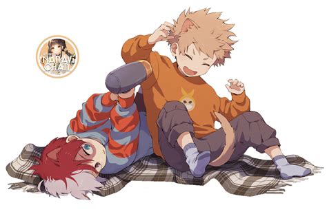 Todoroki And Bakugo Render By Nanavichan On Deviantart