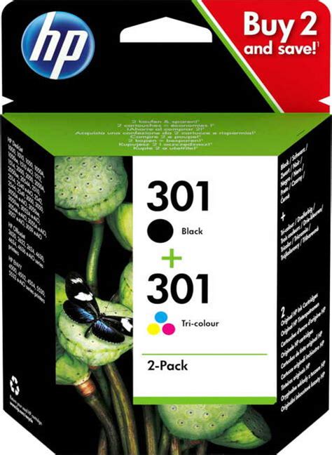 HP 301 Cartouches D Encre Noir 3 Couleurs N9J72AE