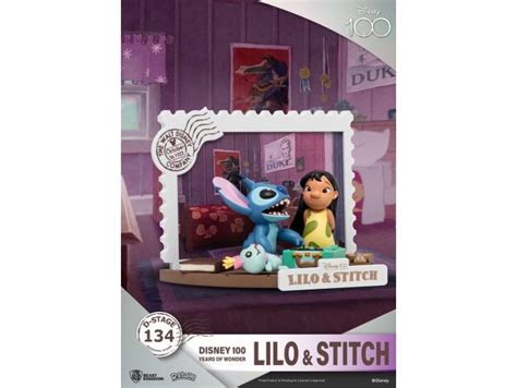 Disney 100 Years Of Wonder D Stage PVC Diorama Lilo Stitch 10 Cm