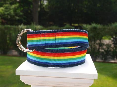 Rainbow Belt Rainbow Flag Belt Gay Pride Belt Rainbow Etsy