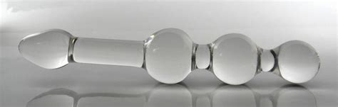 Medium Glass Triple Dip Double Ended Probe Dildo Sex Toy Etsy Uk