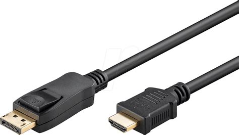 GOOBAY 51957 DisplayPort Auf HDMI Adapterkabel 1 2 2 0 M Bei Reichelt