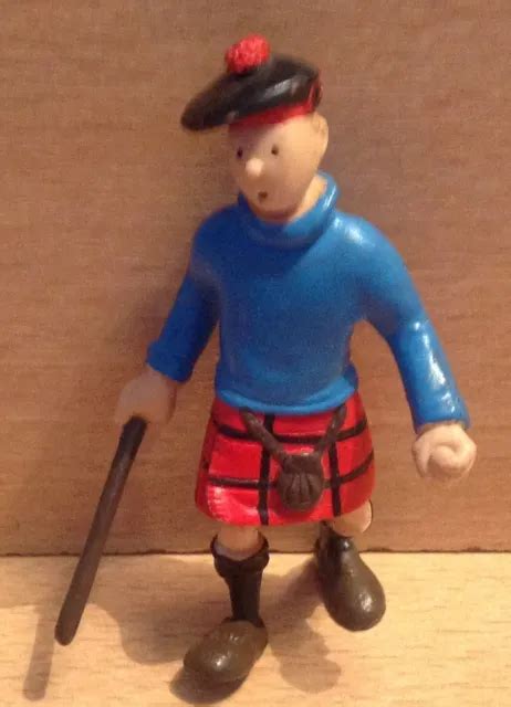 Figurine Pvc Plastoy Tintin Kuifje Herge Scot L Ecossais Avec Le