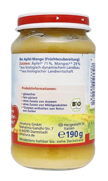 Alnatura Apfel Mit Mango Frucht Online Kaufen Bei Combi De