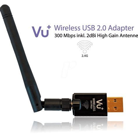 VU+ 13179: WLAN USB-Stick mit 2dBi High Gain Antenne bei reichelt ...
