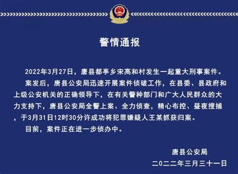 疑致2死1伤！河北保定重大刑案嫌疑人落网，抓捕现场画面曝光警方警车唐县