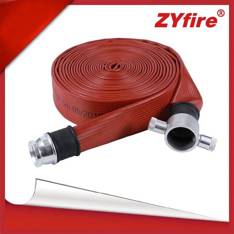 Zyfire Nitrile Rubber Covered NBR Layflat Fire Hose Nfpa For Fire