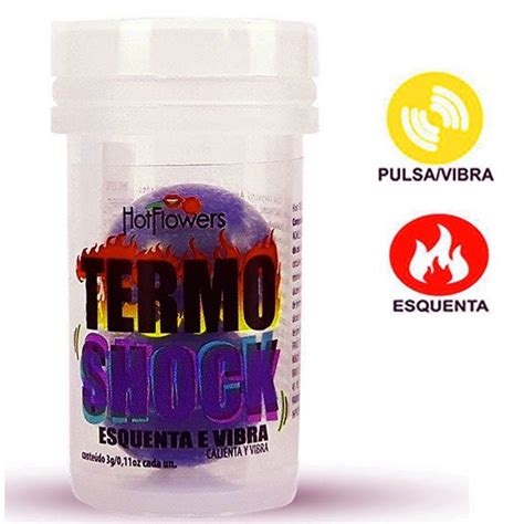 HOT BALL TERMO SHOCK ESQUENTA E VIBRA HOT FLOWERS Mini Preço