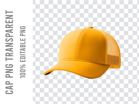 premium psd png cap transparent background