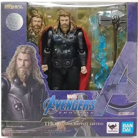 Bandai SHF Финальная битва Мстителей, Тор, Толстая кукла ручной работы ...