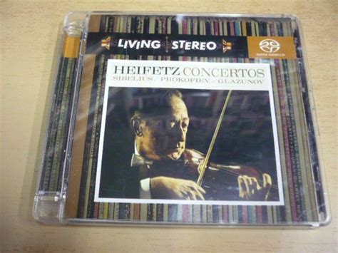 Cd Heifetz Violin Concertos Sibelius Prokofiev Glazunov Aukro