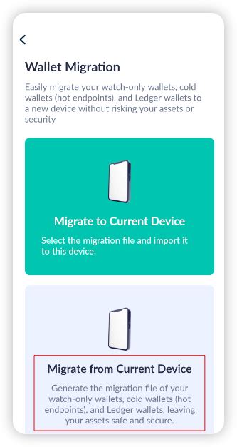 How To Migrate My Watch Only Wallets Cold Wallets Hot Endpoints And