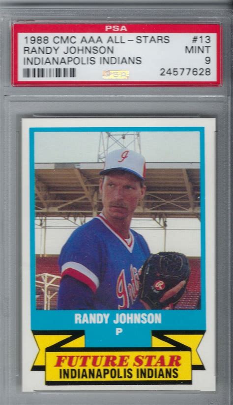 1988 CMC AAA All Stars Indianapolis Indians 13 RANDY JOHNSON Rookie