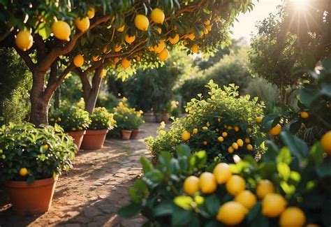 lemon tree garden ideas brighten  outdoor space dope gardening