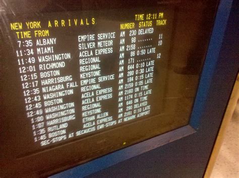 Amtrak Arrivals Board Penn Station The Departures Board L Flickr