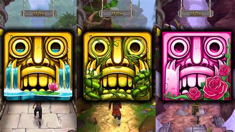 Temple Run 2 Enchanted Palace Vs Temple Run 2 Blooming Sands Vs Temple