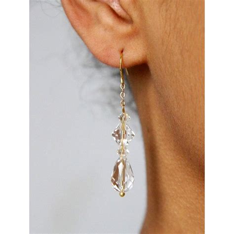 Bijoux Mariage Boucles D Oreilles Mariage En Cristal Adam