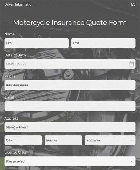 Product Quote Form Template 123formbuilder