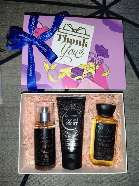 INTO THE NIGHT GIFT SET BBW Beauty Personal Care Fragrance