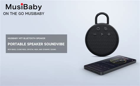 Bluetooth Speaker MusiBaby M77 Waterproof Speaker Speakers Bluetooth