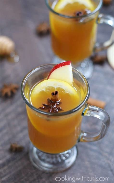 Hot Spiced Cider Toddy Cooking With Curls