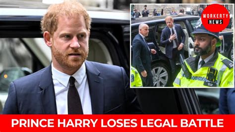 Prince Harry Loses Legal Battle Over Uk Police Protection Youtube