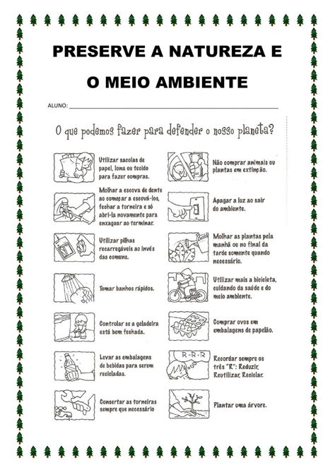 Conservação E Preservação Do Meio Ambiente