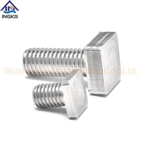 Customized Ss 304 316 Stainless Steel M6 M8 Square Head Machine Bolt