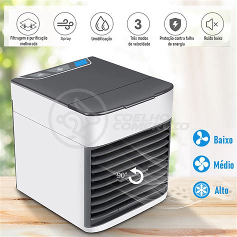 Mini Ar Condicionado Portátil Arctic Air Cooler 3 Velocidades