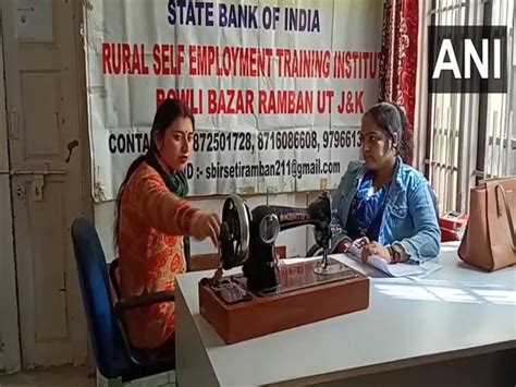 J-K: SBI-RSETI provides free training to women in tailoring, other ...