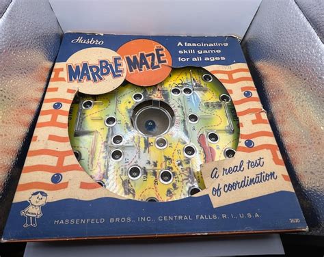 Vintage 1960s Hasbro Marble Maze Game Complete With Original Box - Etsy