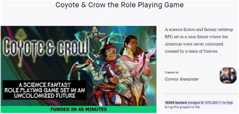 Coyote And Crow Rpg Final Score EN World Tabletop RPG News Reviews