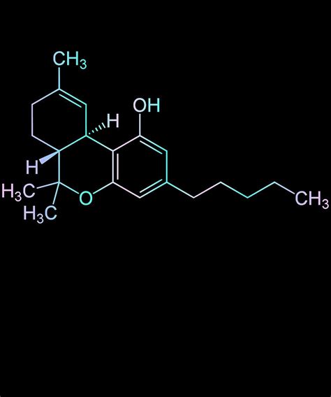 Magical Thc Molecule Cannabis Digital Art By Flippin Sweet Gear Pixels