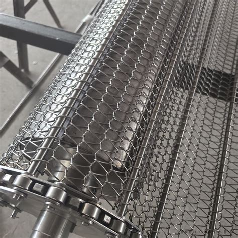 Stainless Steel Flat Wire Balanced Weave Chain Spiral Conveyor Belt