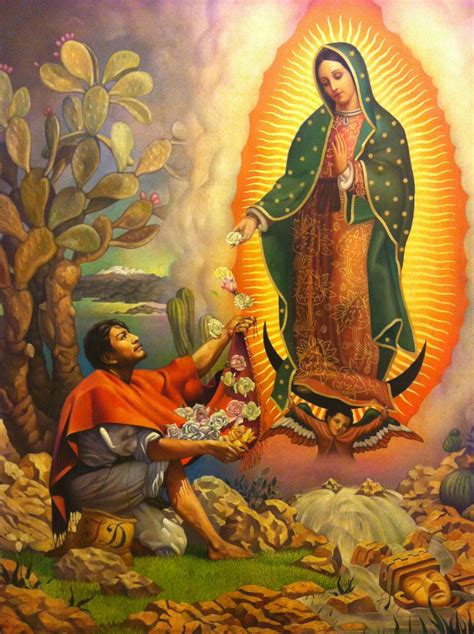 Imágenes De La Virgen De Guadalupe Con Juan Diego