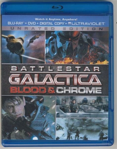 Battlestar Galactica Blood Chrome Blu Ray Disc 2013 Canadian For