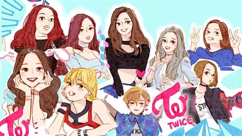 Twice Fanart Cute Desktop Wallpapers Wallpaper Cave