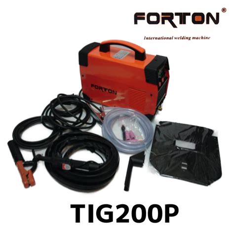 新品1円スタート tig溶接機 パルス機能搭載 高性能 鉄 ステンレス 単相200V TIG200P 6か月保証付き FORTON