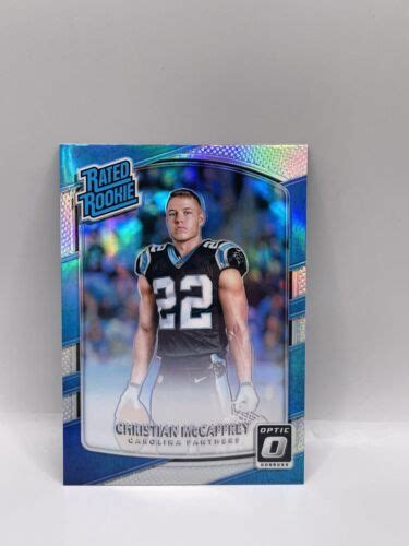 Donruss Optic Christian Mccaffrey Rc Rated Rookie Silver Holo